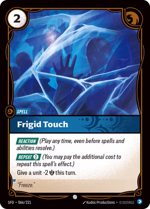 Frigid Touch - Spiritforged Riftbound spoiler