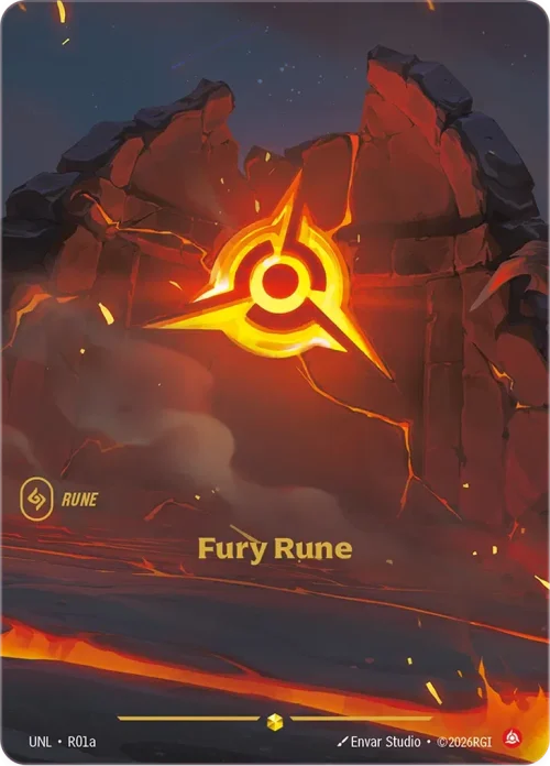 Fury Rune - Origins Riftbound spoiler