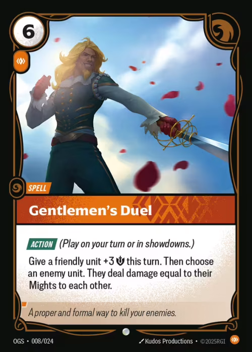 Gentlemen's Duel - Proving Grounds Riftbound spoiler