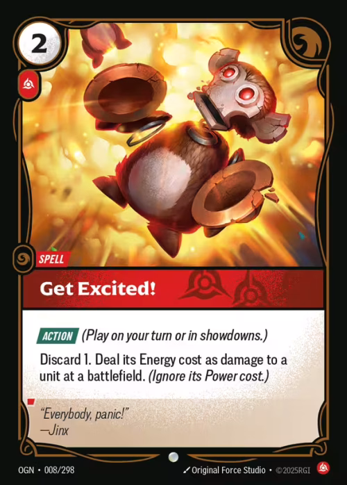 Get Excited - Origins Riftbound spoiler