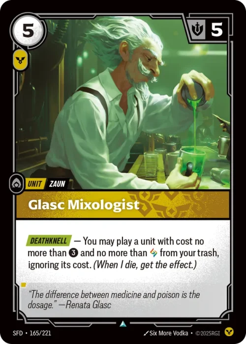 Glasc Mixologist - Spiritforged Riftbound spoiler