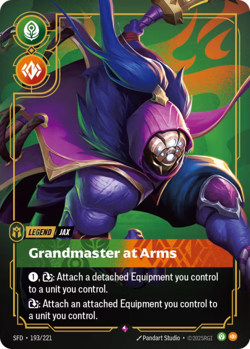 Grandmaster at Arms - Spiritforged Riftbound spoiler