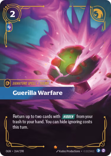 Guerilla Warfare - Origins Riftbound spoiler