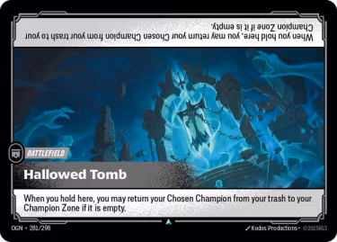 Hallowed Tomb - Origins Riftbound spoiler