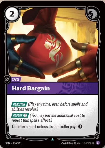 Hard Bargain - Spiritforged Riftbound spoiler