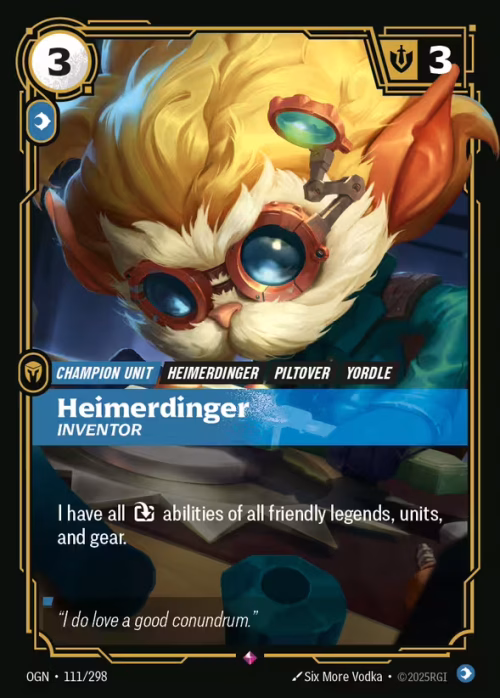 Heimerdinger, Inventor - Origins Riftbound spoiler