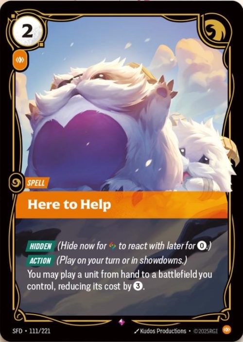 Here to Help - Spiritforged Riftbound spoiler