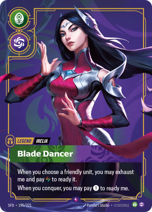 Irelia, Blade Dancer - Spiritforged Riftbound spoiler