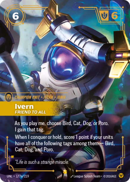 Ivern, Friend to All 2 - Unleashed Riftbound spoiler