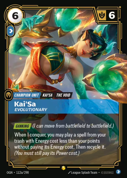Kai'Sa, Evolutionary 2 - Origins Riftbound spoiler