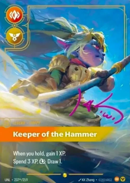Keeper of the Hammer 3 - Unleashed Riftbound spoiler