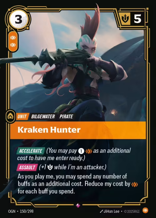 Kraken Hunter - Origins Riftbound spoiler
