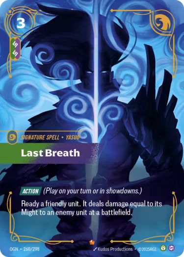 Last Breath - Origins Riftbound spoiler