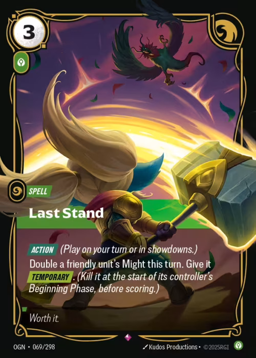 Last Stand - Origins Riftbound spoiler