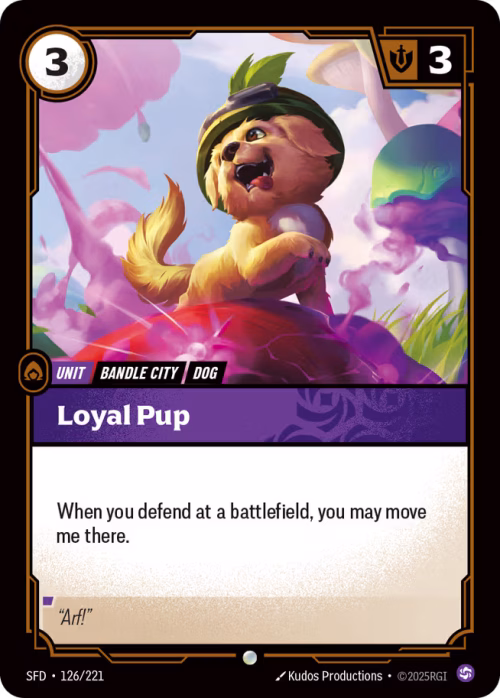 Loyal Pup - Spiritforged Riftbound spoiler