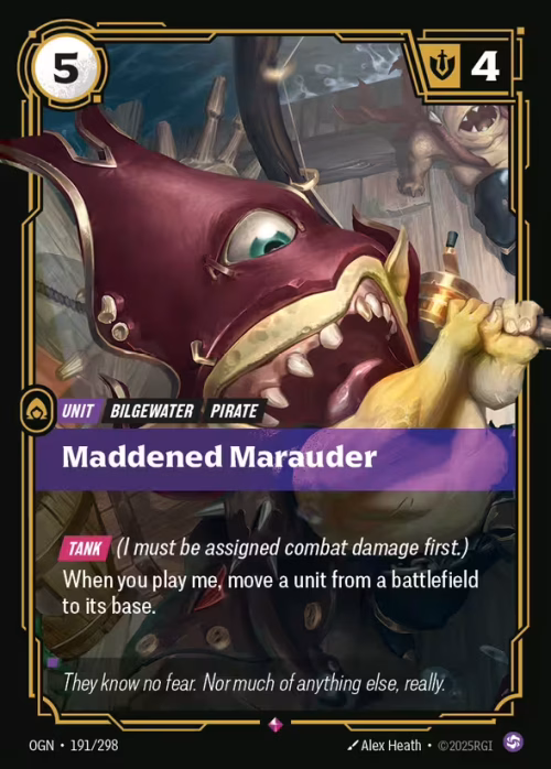 Maddened Marauder - Origins Riftbound spoiler