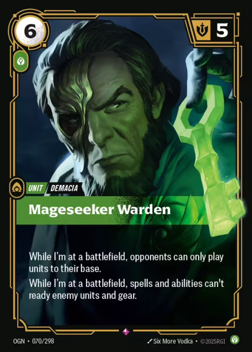 Mageseeker Warden - Origins Riftbound spoiler