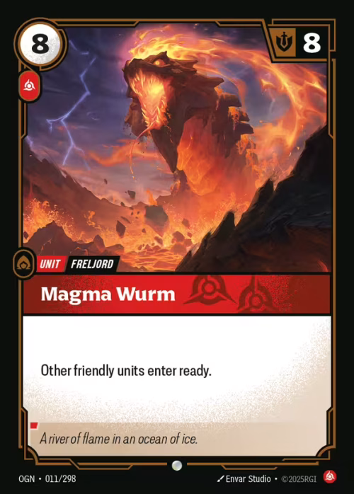 Magma Wurm - Origins Riftbound spoiler