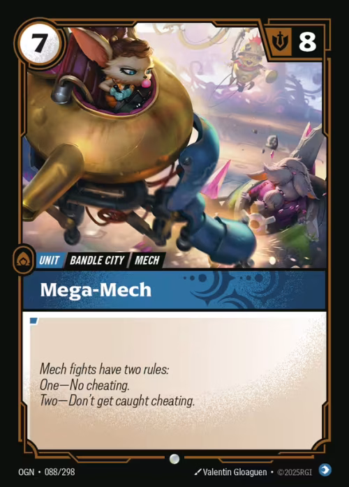 Mega-Mech - Origins Riftbound spoiler