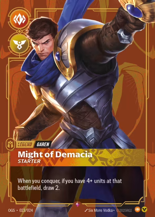 Might of Demancia, Starter - Proving Grounds Riftbound spoiler