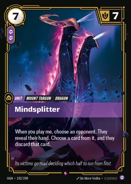 Mindsplitter - Origins Riftbound spoiler