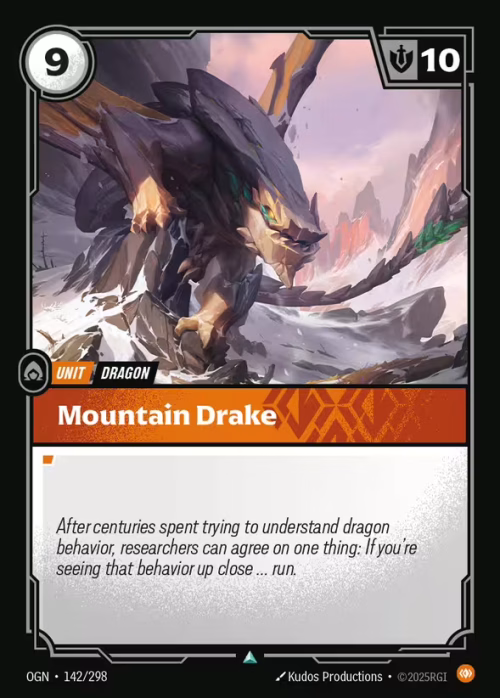 Mountain Drake - Origins Riftbound spoiler