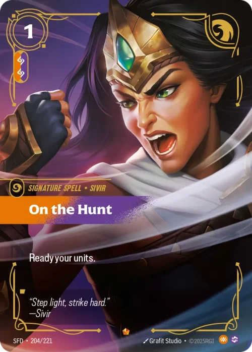 On the Hunt - Spiritforged Riftbound spoiler