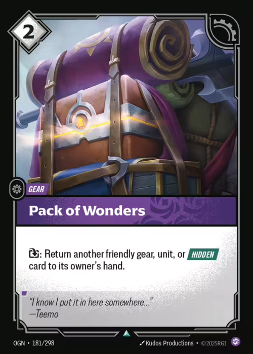 Pack of Wonders - Origins Riftbound spoiler