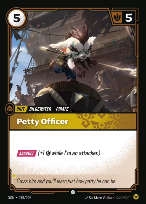 Petty Officer - Origins Riftbound spoiler