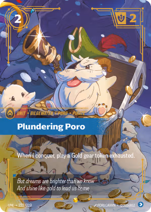 Plundering Poro - Unleashed Riftbound spoiler
