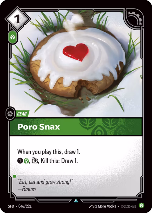 Poro Snax - Spiritforged Riftbound spoiler