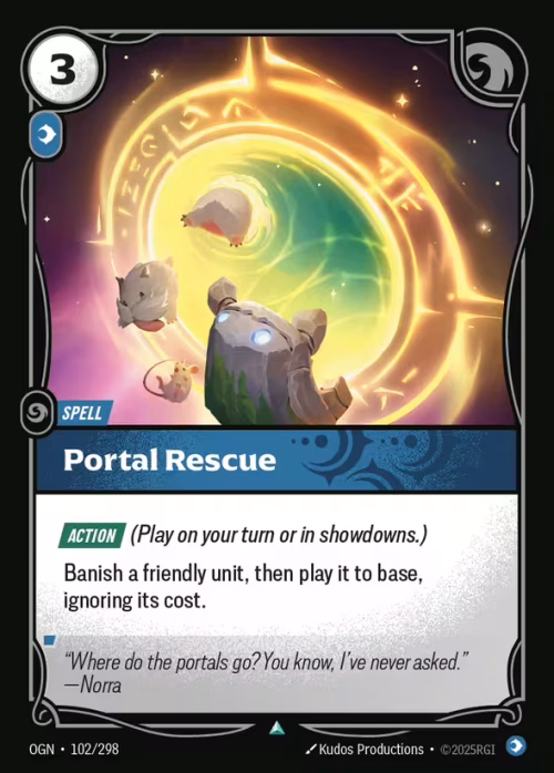 Portal Rescue - Origins Riftbound spoiler