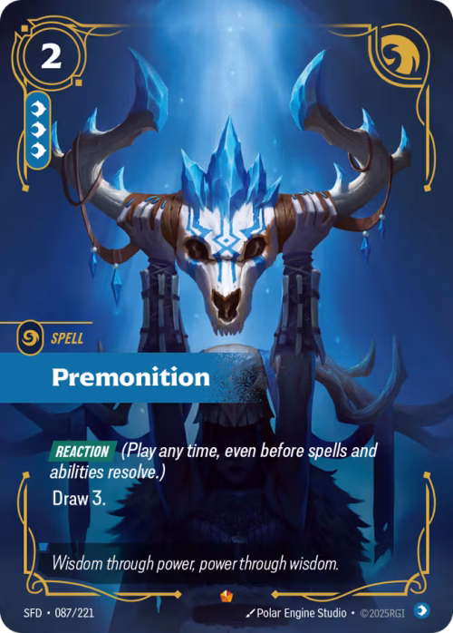 Premonition - Spiritforged Riftbound spoiler