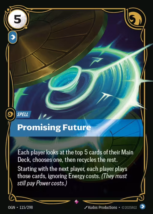 Promising Future - Origins Riftbound spoiler