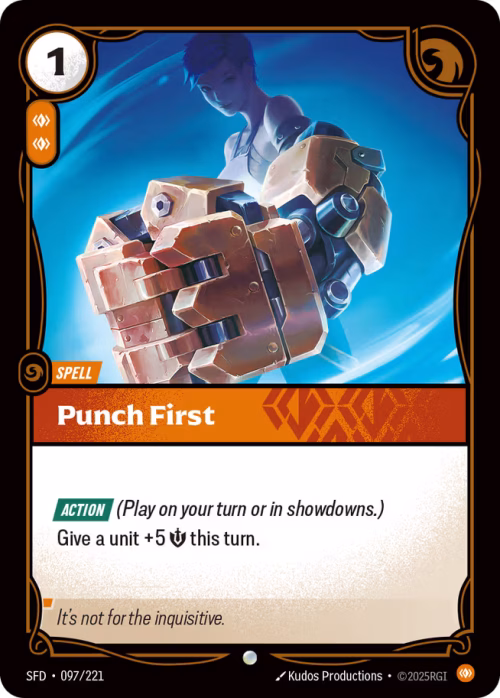 Punch First - Spiritforged Riftbound spoiler
