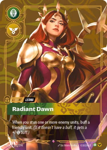 Radiant Dawn - Origins Riftbound spoiler