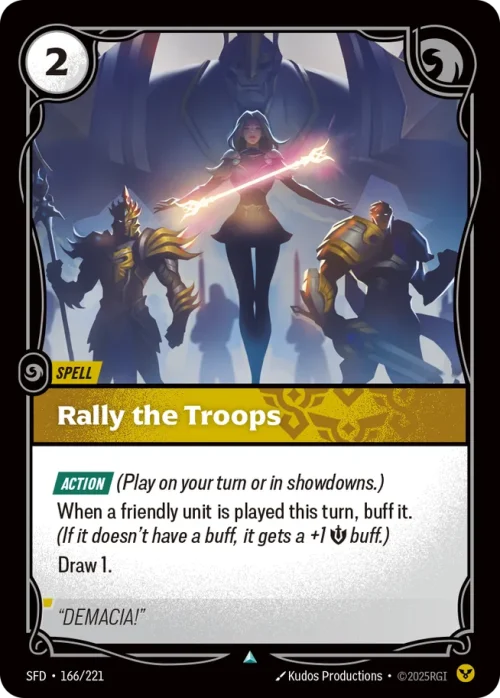 Rally the Troops - Spiritforged Riftbound spoiler