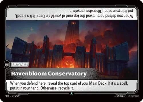 Ravenbloom Conservatory - Spiritforged Riftbound spoiler