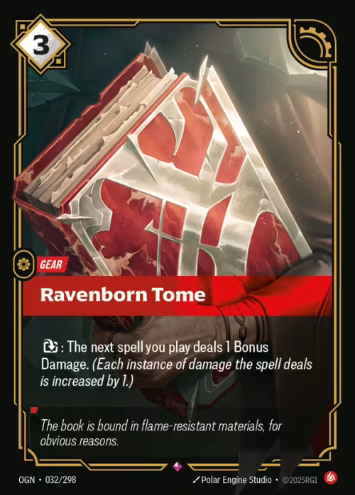 Ravenborn Tome - Origins Riftbound spoiler