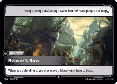 Reaver's Row - Origins Riftbound spoiler