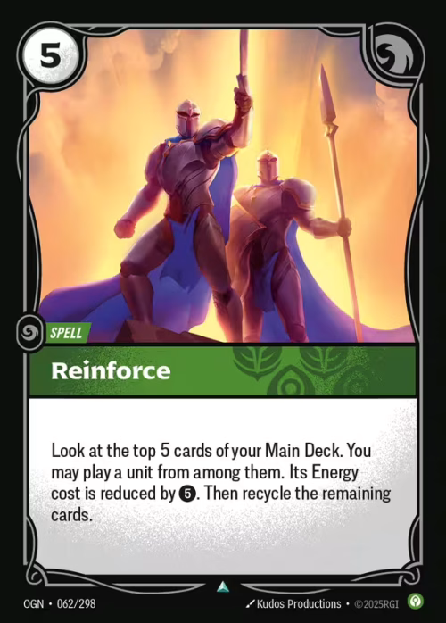 Reinforce - Origins Riftbound spoiler