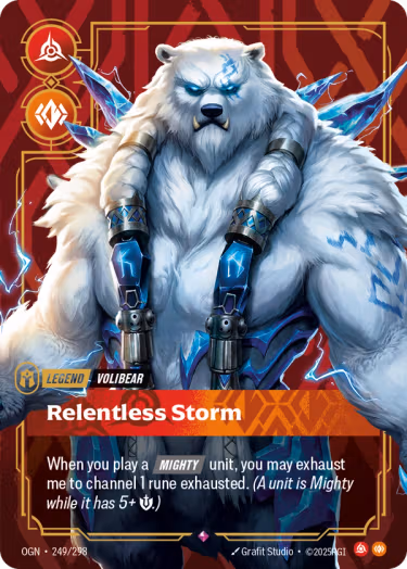 Relentless Storm - Origins Riftbound spoiler