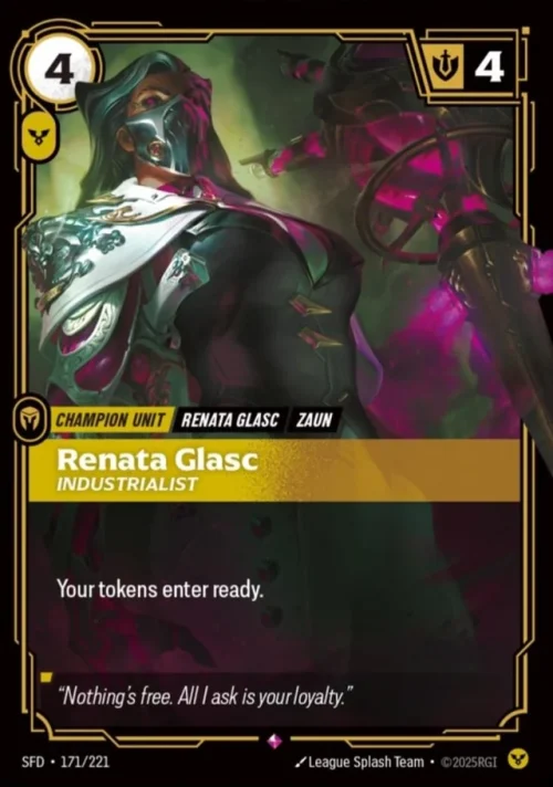 Renata Glasc - Spiritforged Riftbound spoiler