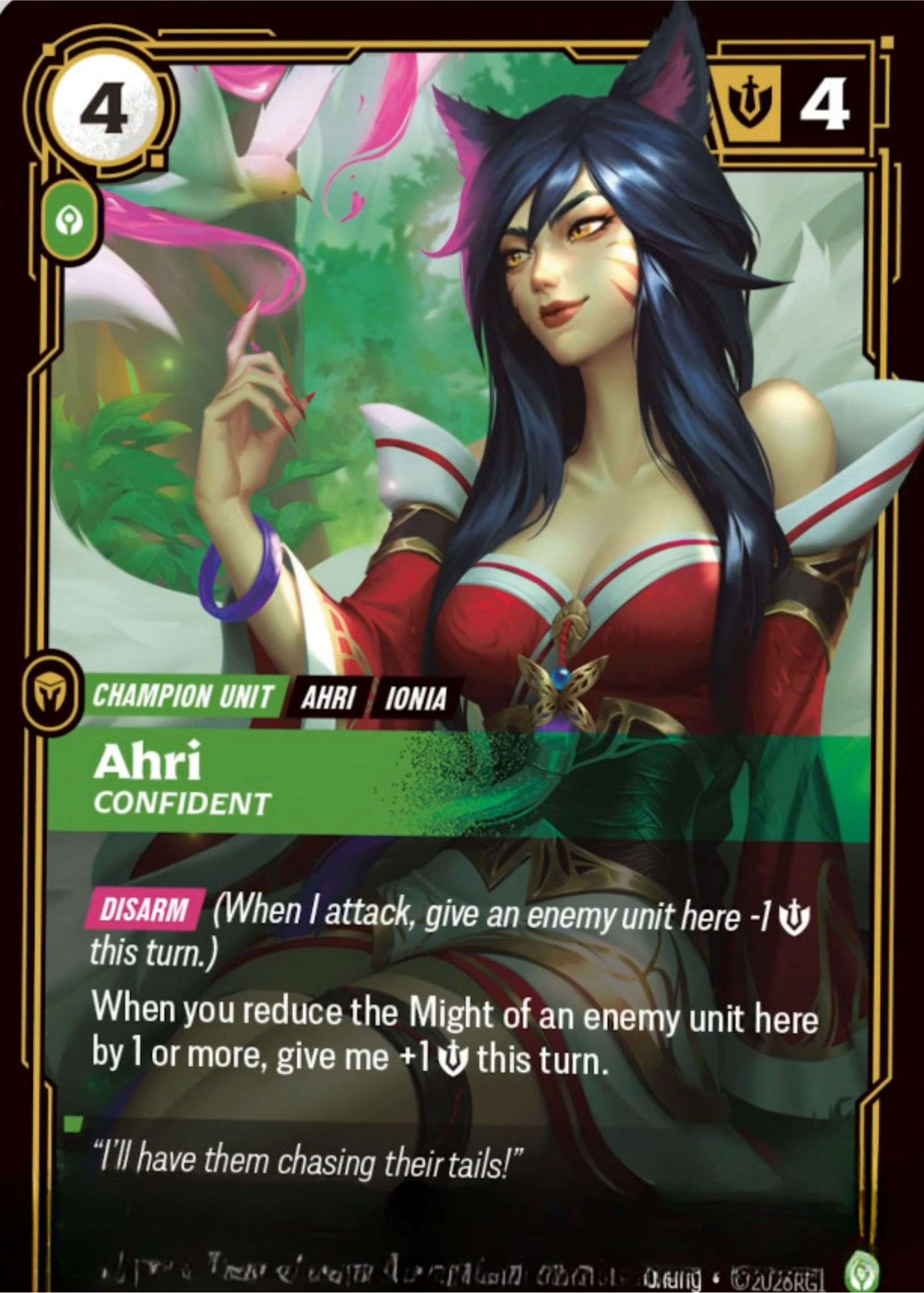 Ahri, Confident