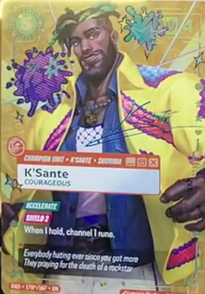 K'Sante, Courageous - Radiance Riftbound spoiler