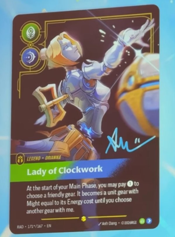 Lady of Clockwork - Radiance Riftbound spoiler