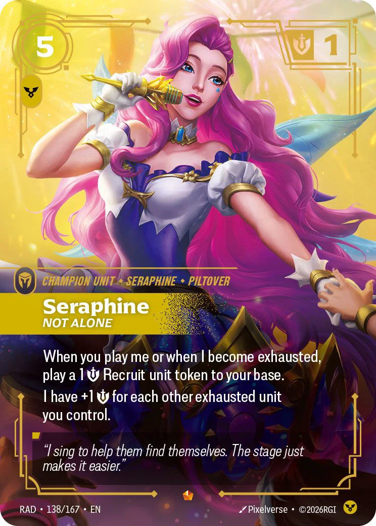 Seraphine, Not Alone
