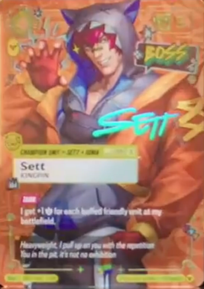 Sett, Kingpin - Radiance Riftbound spoiler