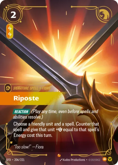 Riposte - Spiritforged Riftbound spoiler