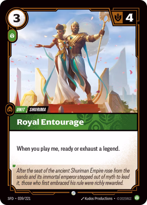 Royal Entourage - Spiritforged Riftbound spoiler